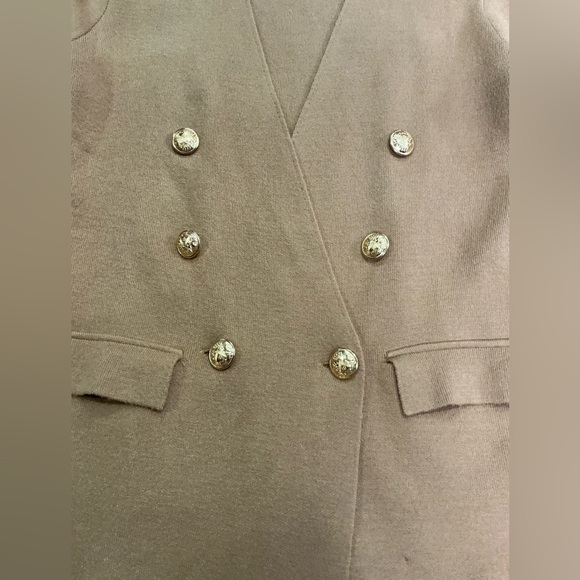 Ralph Lauren Tan Long Sleeve Cardigan Sweater New XS - Picture 6 of 14